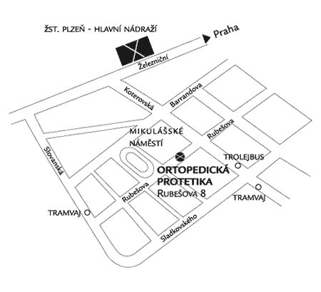 Kde nás najdete - Plzeň